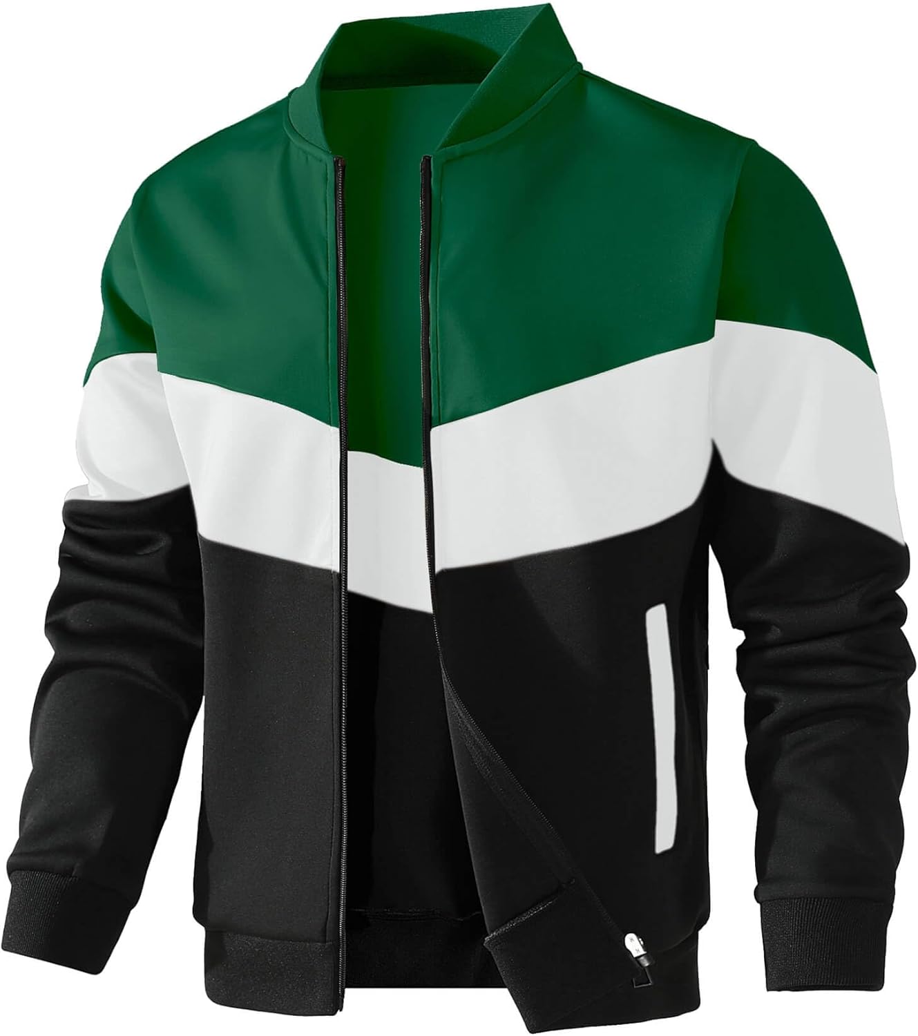 HYPESTFIT Mens Lightweight Casual Bomber Jacket for All Occasions