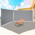 Retractable Side Awning 71in x 236in - Privacy Screen for Patio