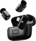 Wireless Lavalier Microphone for iPhone iPad Android - Clear 48kHz