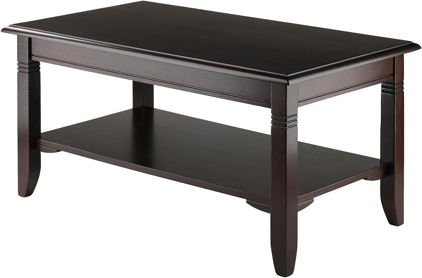 Stylish Winsome Cappuccino Coffee Table - 18.03 x 37 x 21.02 Inches
