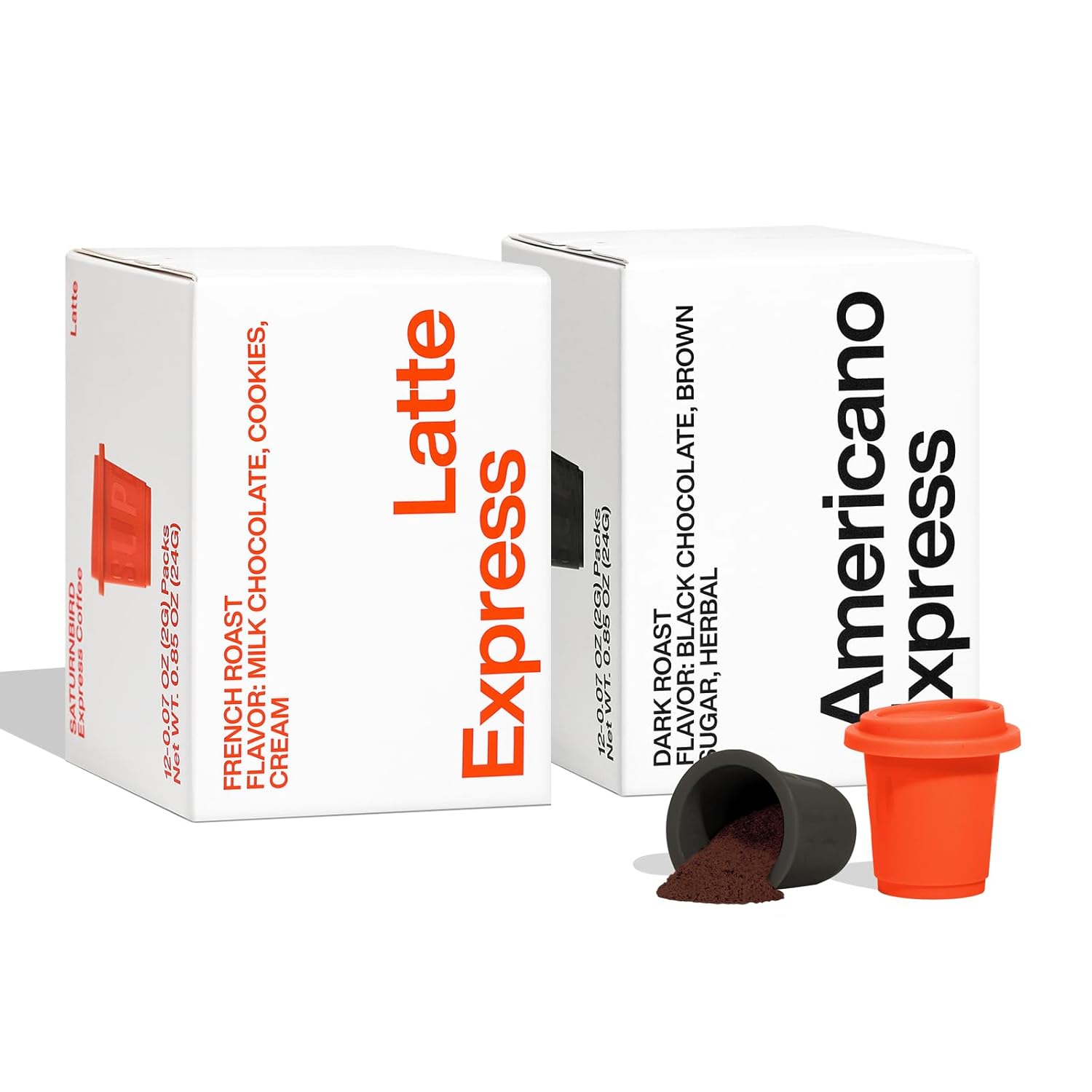 SaturnBird Instant Coffee Packets - Dark Roast Cold Brew for On-the-Go!