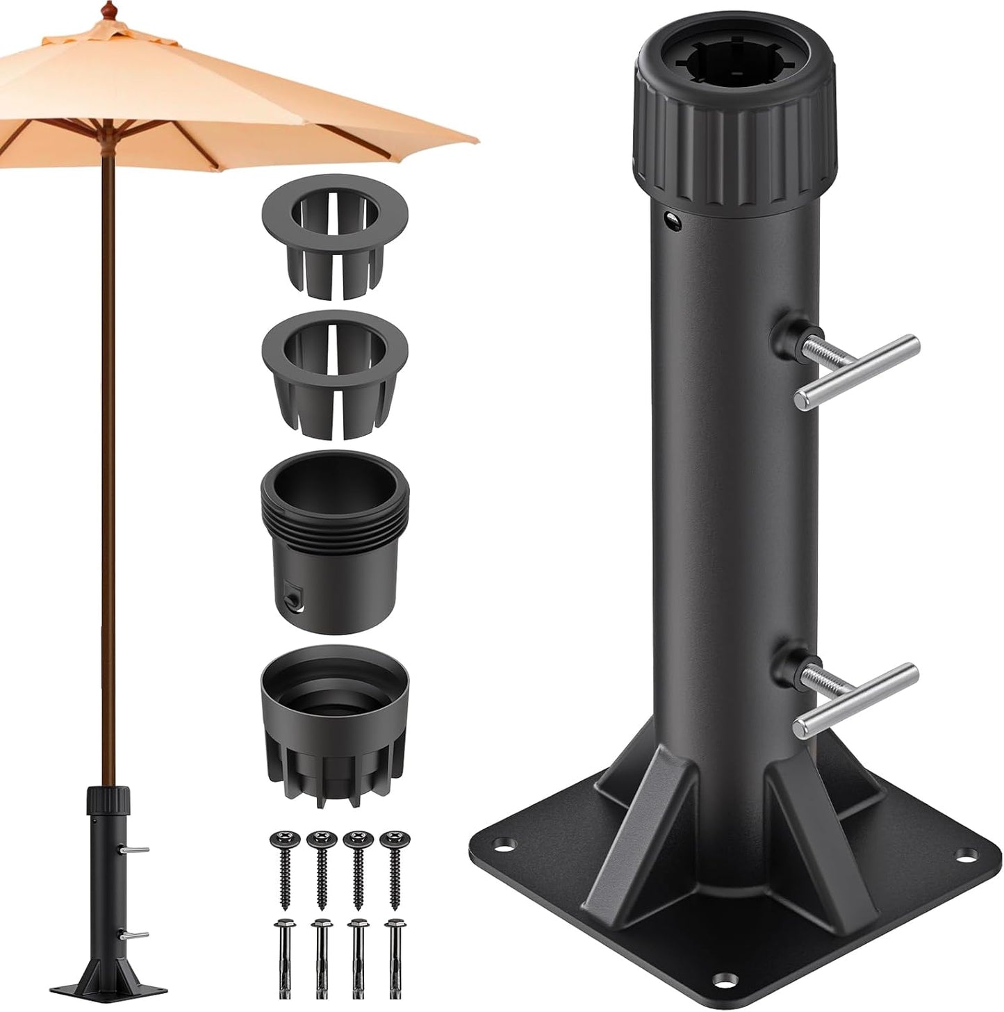 Heavy Duty Patio Umbrella Stand Base for Outdoor Stability