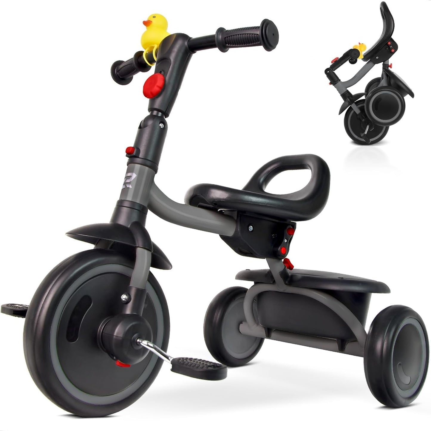 Toddler Tricycle for 18 Months to 5 Years with Adjustable Seat
