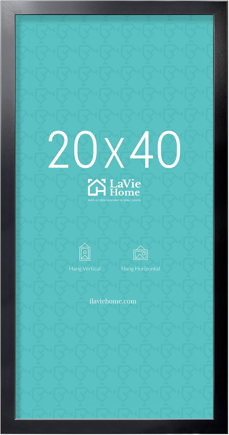 20x40 Black Poster Frame for Stunning Displays and Memories