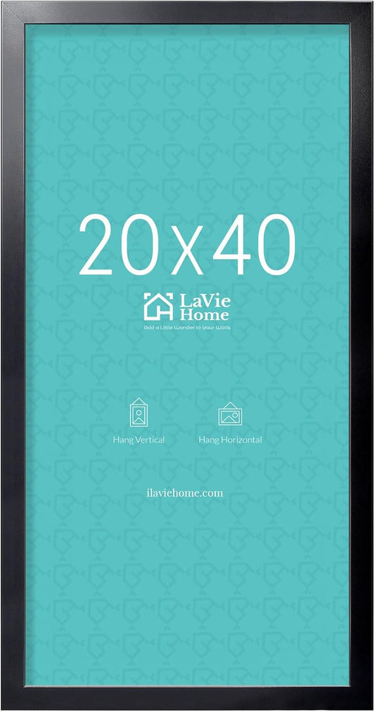 20x40 Black Poster Frame for Stunning Displays and Memories