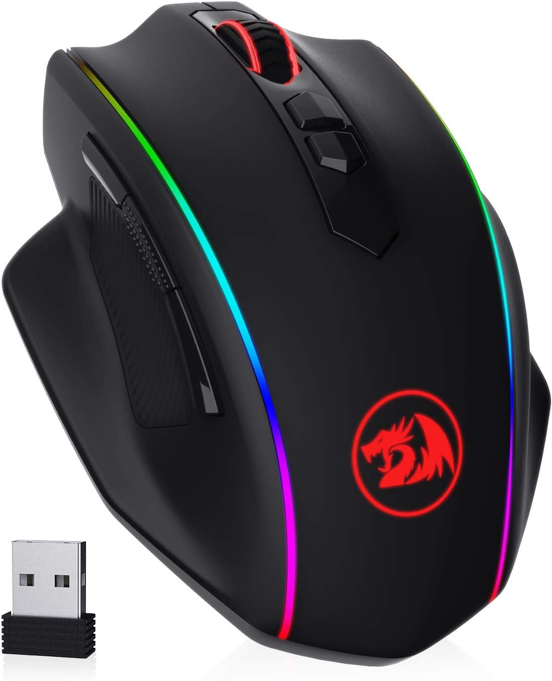 Redragon M686 Wireless Gaming Mouse: 16000 DPI, 45-Hour Battery