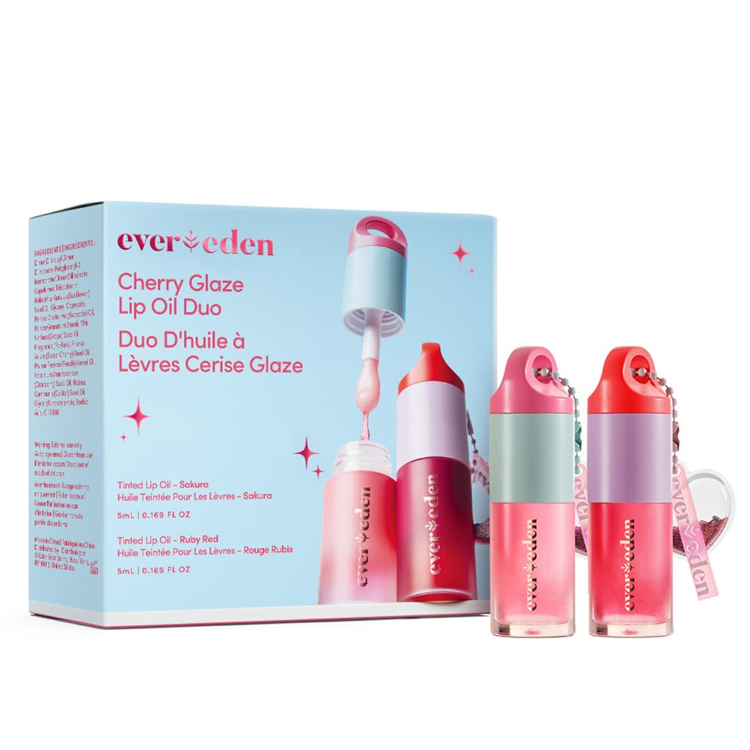 Evereden Kids Tinted Non Toxic Lip Gloss Kit for Girls
