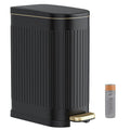 BETHEBEST Black Bathroom Trash Can with Soft Close Lid Review