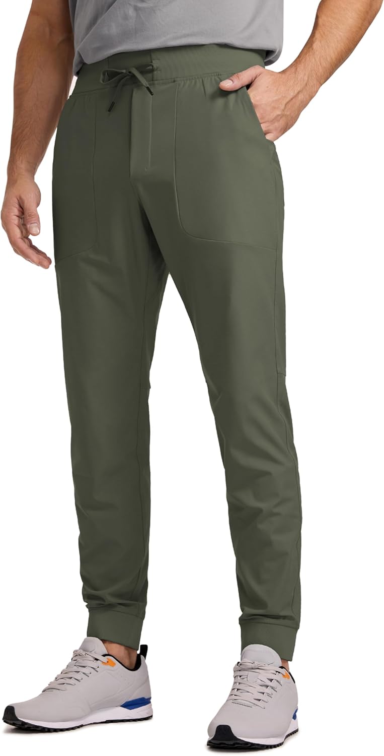 CRZ YOGA All Day Comfy Golf Joggers for Men - Perfect Fit