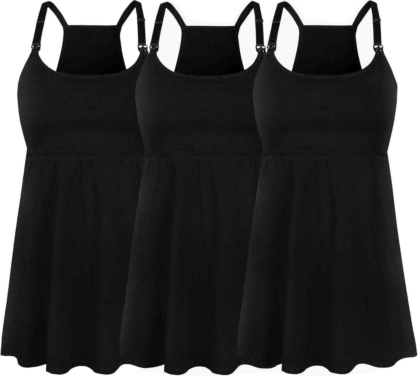 SUIEK Maternity Nursing Tank Tops for Comfortable Breastfeeding