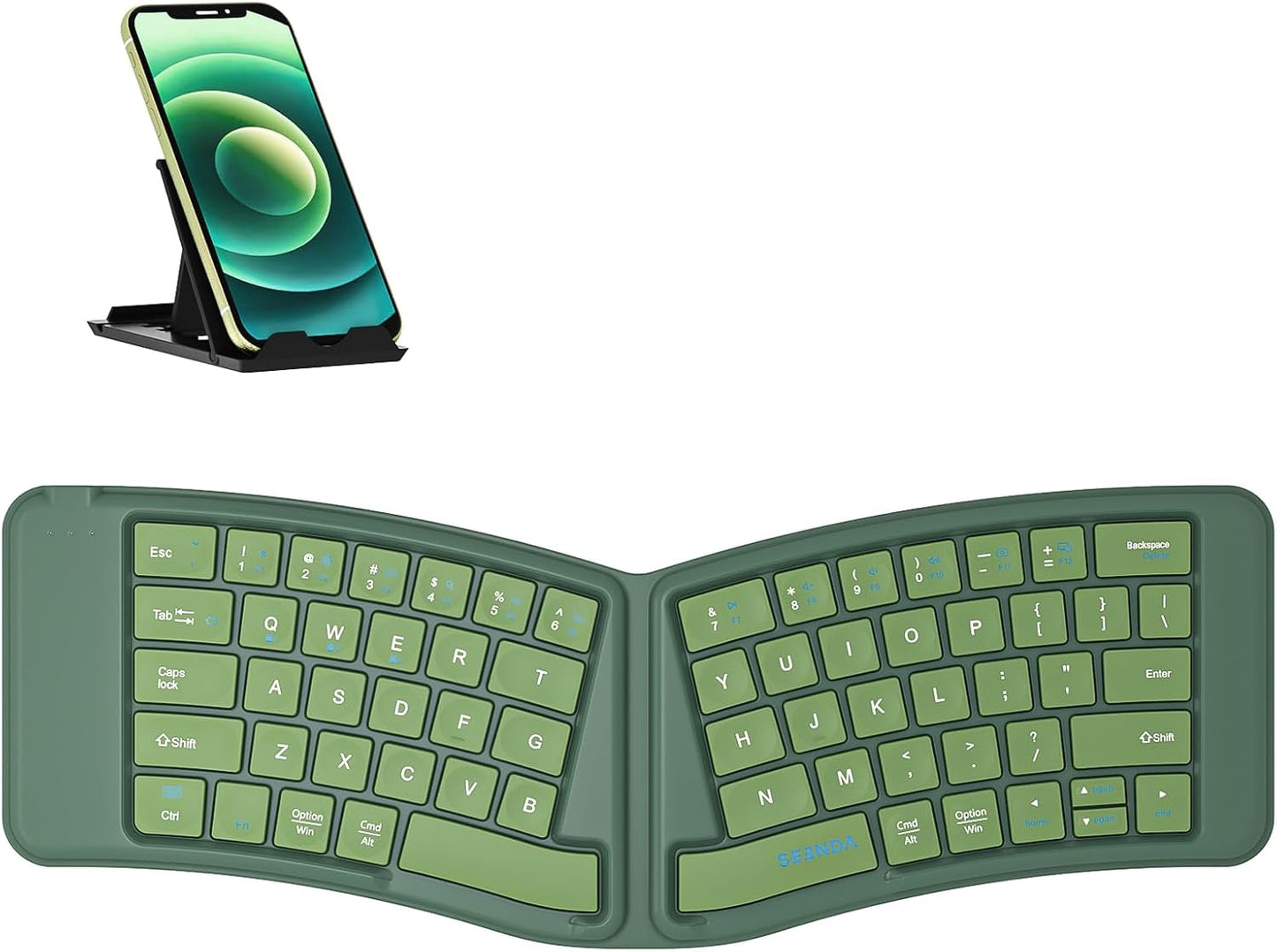 seenda Foldable Bluetooth Keyboard: Ultra Slim & Multi-Device Support