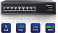 8 Port Gigabit PoE Switch - 120W Unmanaged Plug and Play