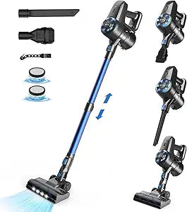 UMLo Cordless Vacuum Cleaner - Lightweight 6-in-1 Design