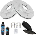 Front Brake Pad & Rotor Kit for 2003-2011 Crown Victoria - Ceramic