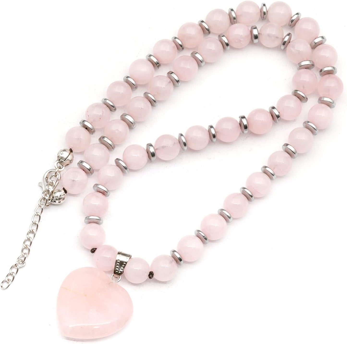 Natural Aventurine Heart Pendant, Unique Green Stone Necklace