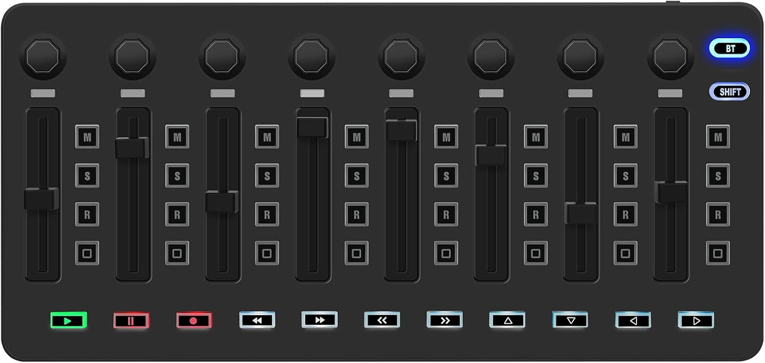 M-VAVE Wireless Midi Controller Mixer for Music Production
