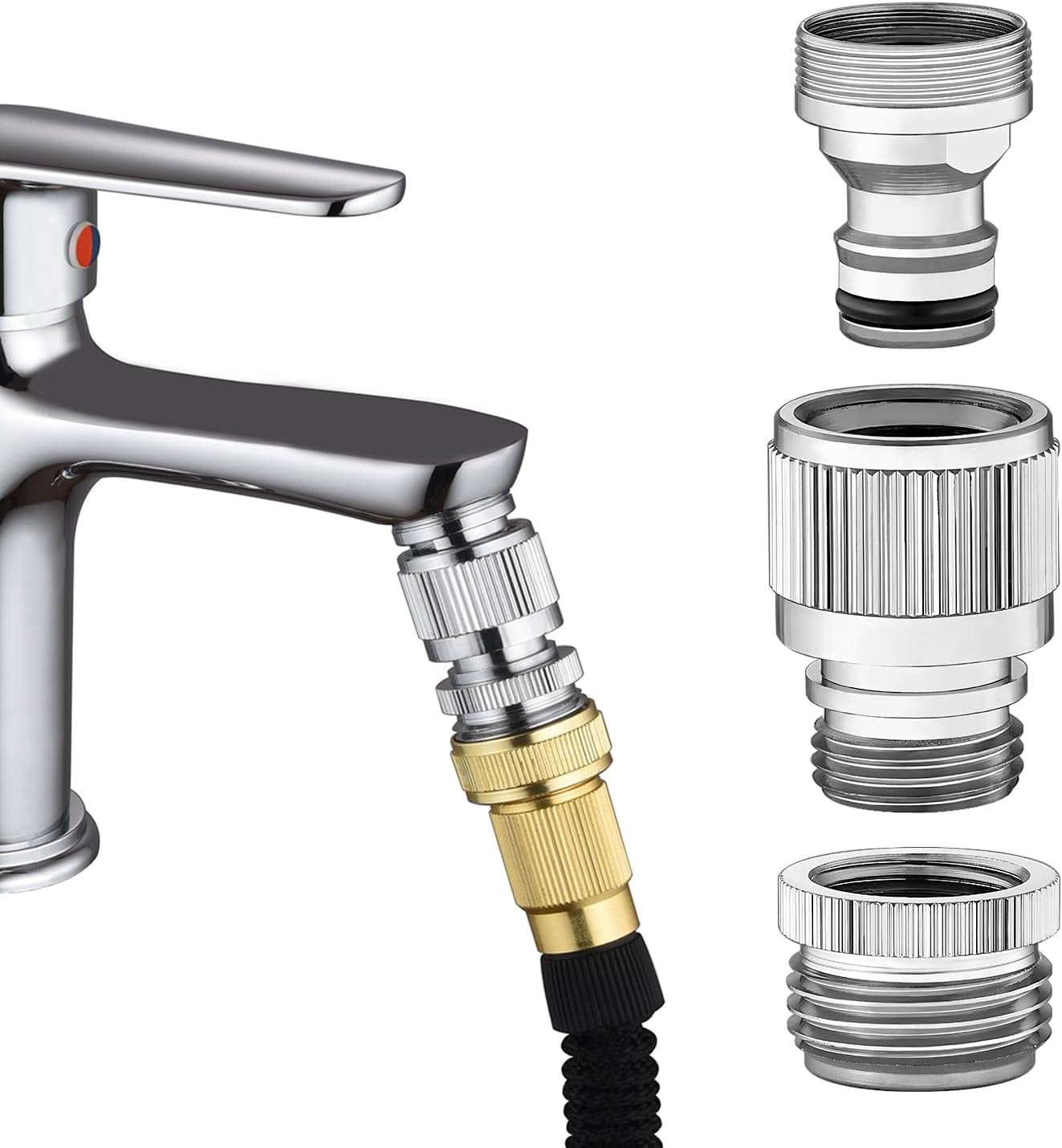 Quick Connect Sink Faucet Adapter - Hassle-Free Hose Connection