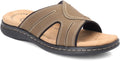 Dockers Men's Slide Sandal - Comfortable Casual Double Strap