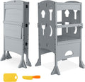 Toddler Tower Step Stool - Foldable Height Adjustable Learning Tower