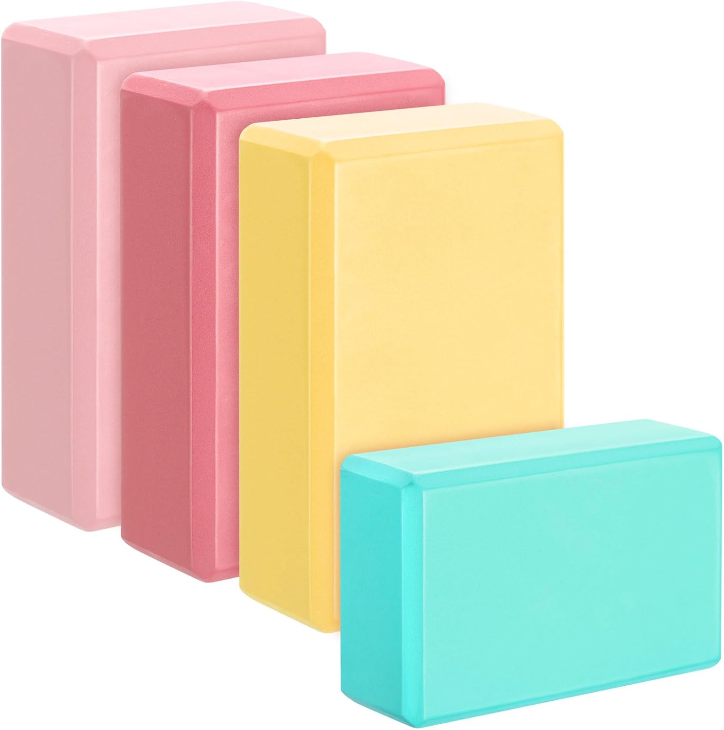 High Density Yoga Blocks Set for Supportive Pilates & Meditation