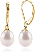 Handpicked AAA+ Freshwater Pearl Earrings for Women - Leverback