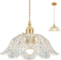 Glass Pendant Light Vintage Pendant Lamp - Clear Modern Chandelier