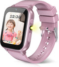 HAPPINNO Kids Smartwatch with 26 Games & Camera - Pink
