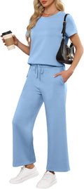 ANRABESS Women 2 Piece Lounge Set - Comfortable Travel Tracksuit Do