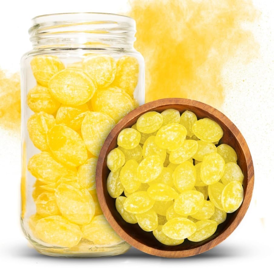 Sanded Lemon Drops - 5 Pound Old Fashioned Candy Delight