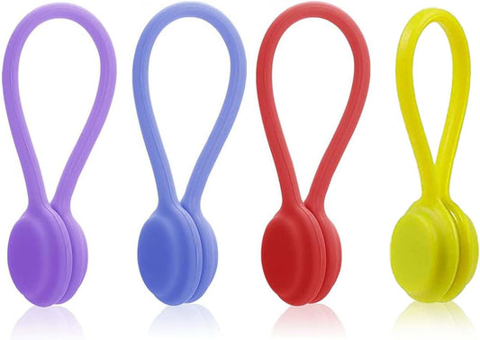 Colorful Magnetic Needle Minders & Cable Ties Set - TELADESHX