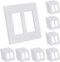 CML 2-Gang Screwless Wall Plates 60 Pack - Contractor Value Pack