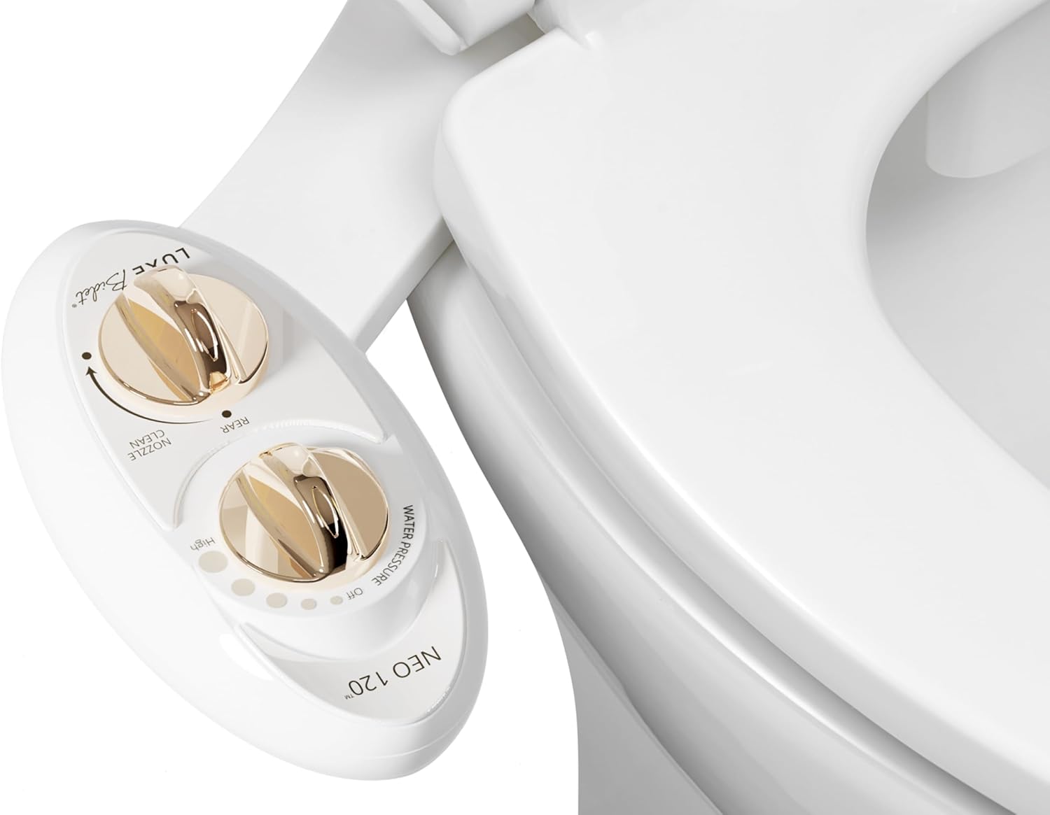 LUXE Bidet NEO 120 - Self-Cleaning Nozzle for Ultimate Hygiene