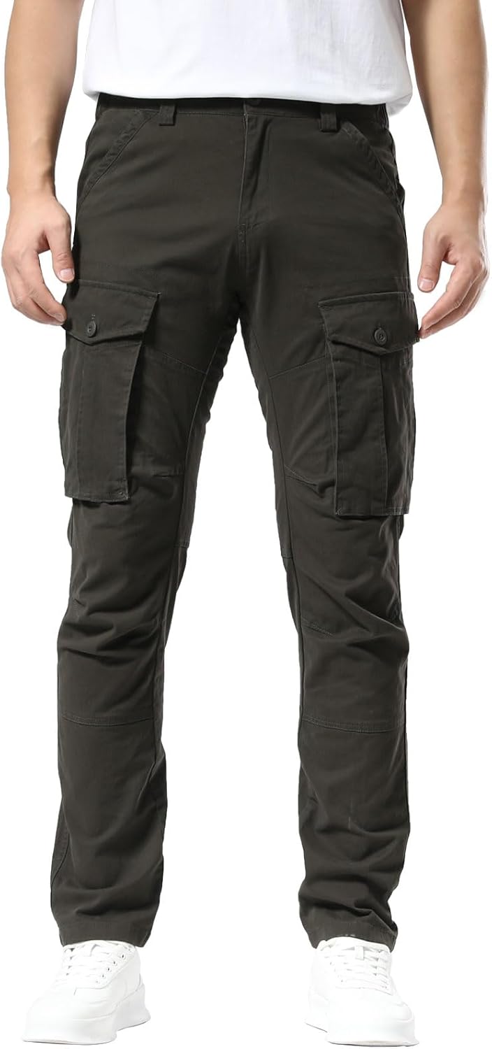 Pacific Blue Cargo Pants for Men with Articulated Knees