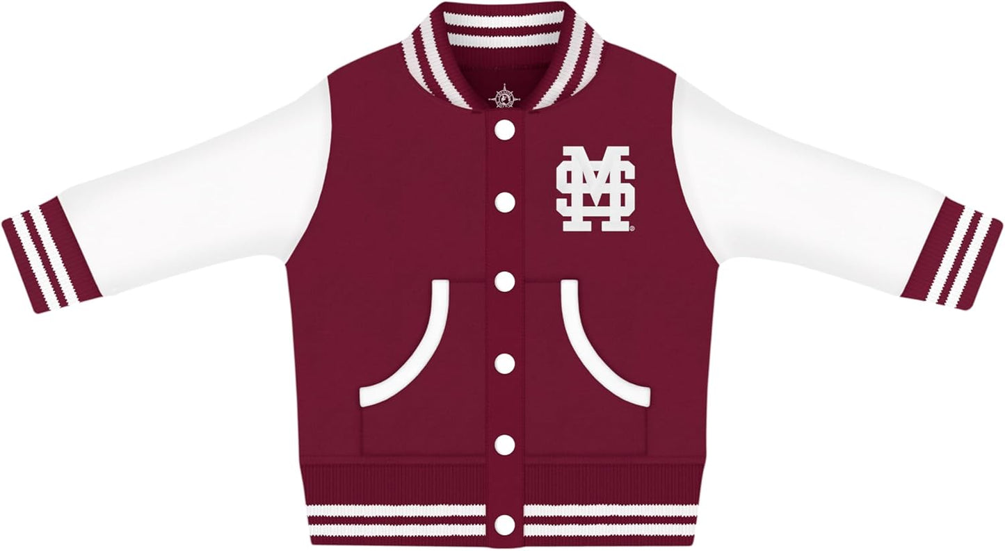 Creative Knitwear College Baby Varsity Jacket for Little Fans