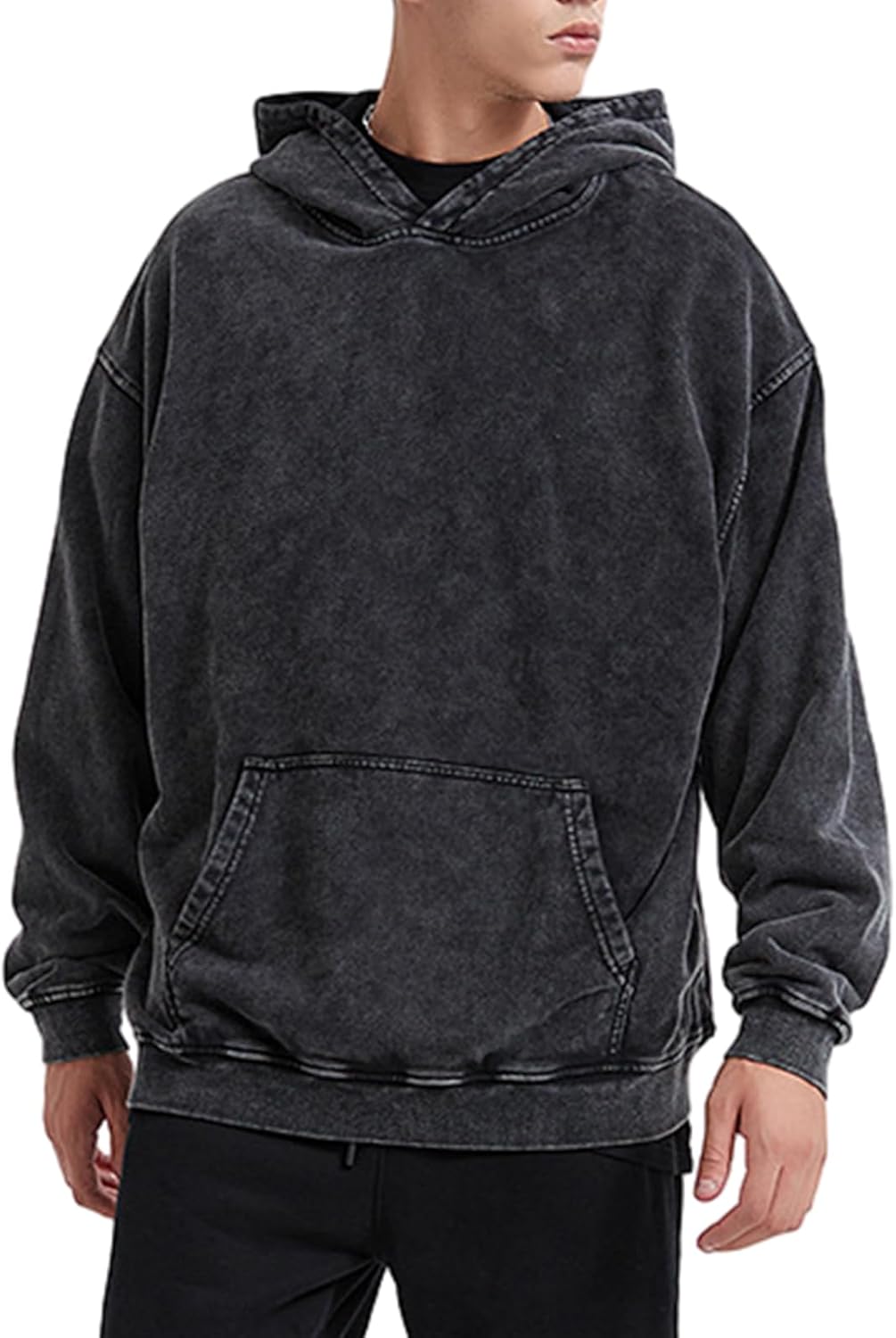 Bobeutou Vintage Oversized Hoodie - Trendy & Cozy!