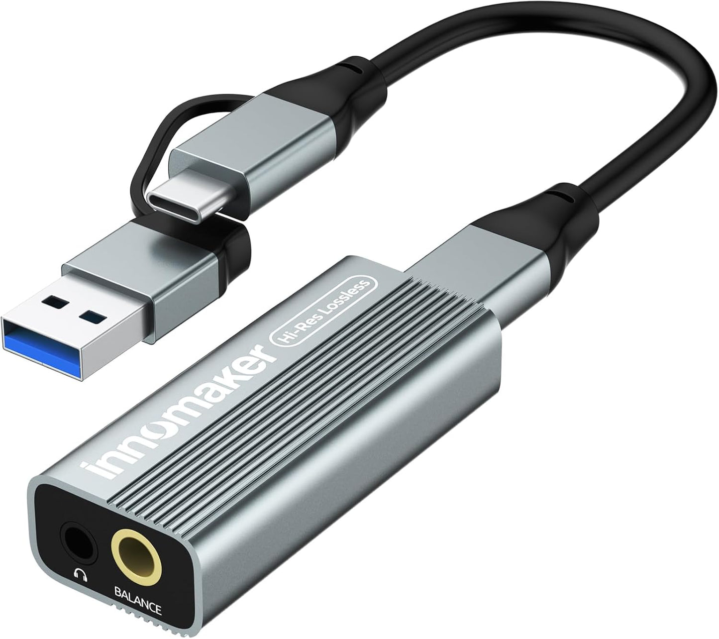 InnoMaker Portable USB HiFi Sound Card for High-Quality Audio