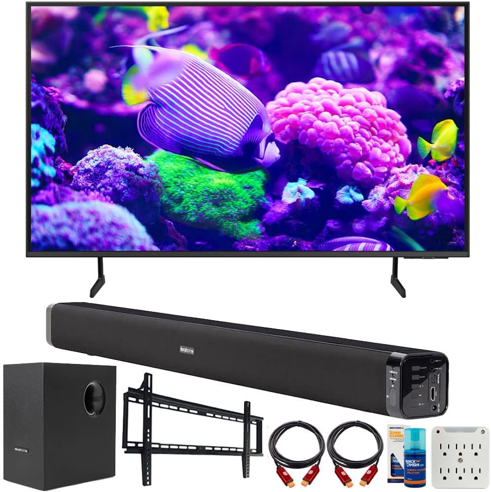 Immerse In Cinema Sound: Samsung 65 4K UHD TV Bundle