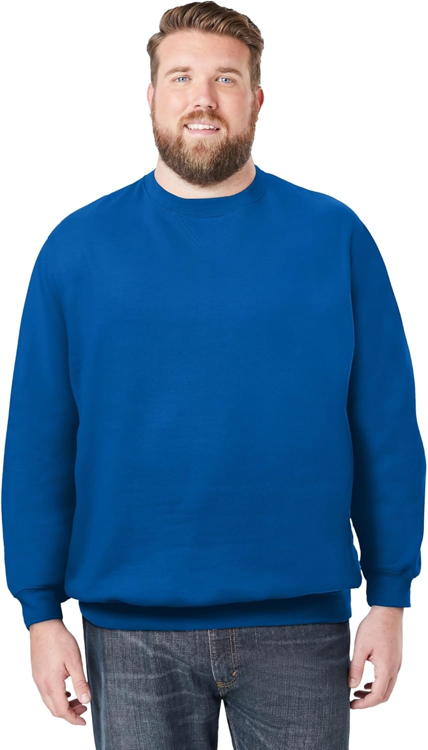 KingSize Men's Big & Tall Fleece Crewneck Sweatshirt Review