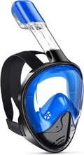 Snorkel Mask Full-Face 180 Panoramic View - Detachable Camera Mount