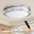 Kalium LED Ceiling Light 13 in Flush Mount - Dimmable, Remote