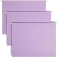 Smead Standard Hanging File Folders, Lavender - Organized Letter