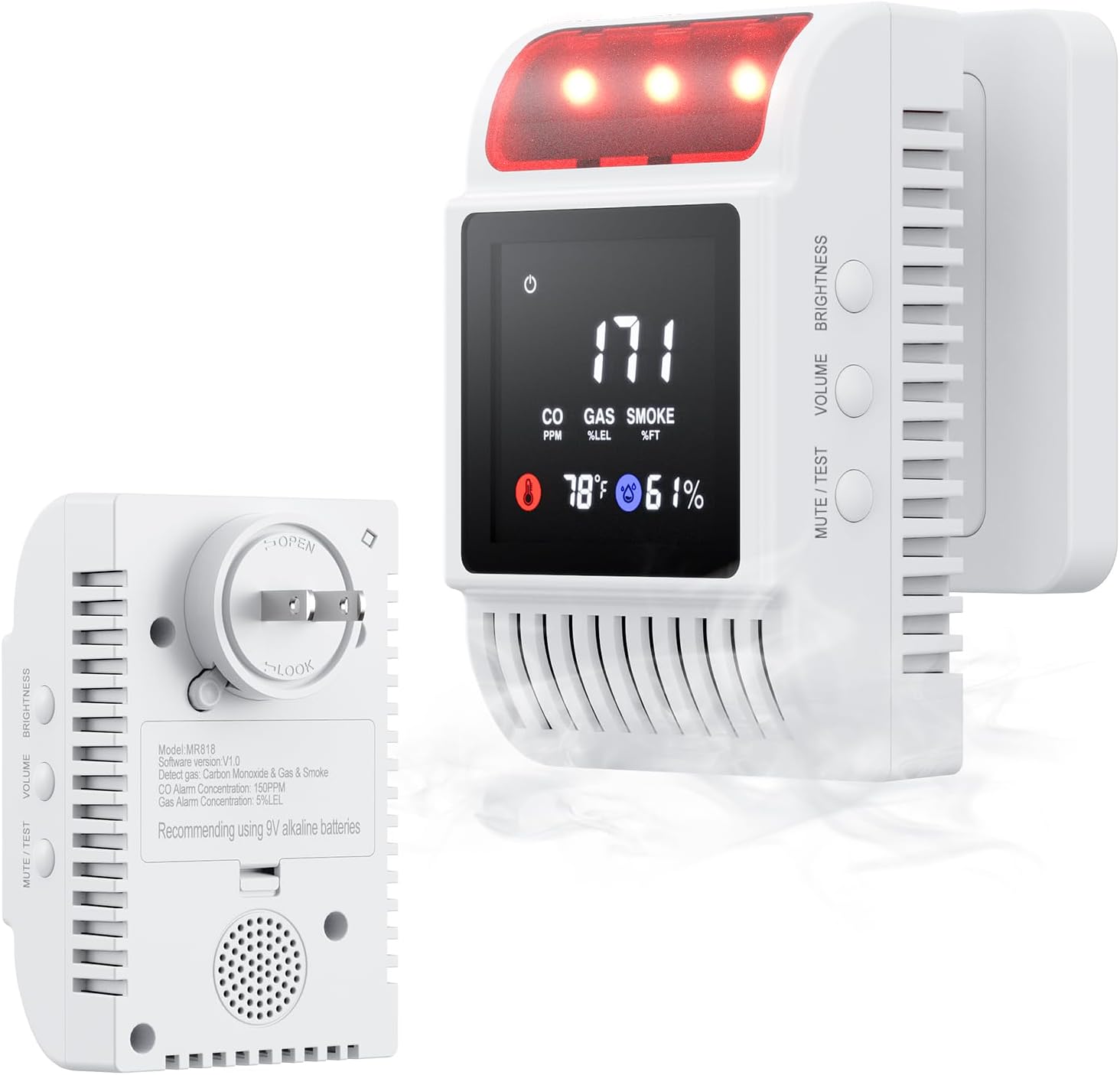 Multifunctional Carbon Monoxide Detectors for Home Safety