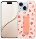 iPhone 16 Pro Max Vegan Leather Wallet Case for Women - Holds 2 Cards