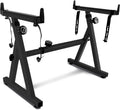 Keyboard Stand Piano Z Style Heavy Duty Adjustable 12 Levels - Stable