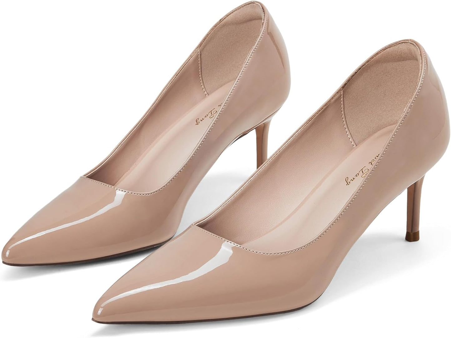 Elisabet Tang Kitten Heel Low Pumps for Elegant Comfort Style