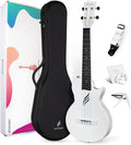 Enya Tenor Ukulele 26 in Carbon Fiber Travel Nova UE Pro - Durable