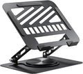 Laptop Stand for Desk Adjustable 360 Rotating Laptop Riser - Portable