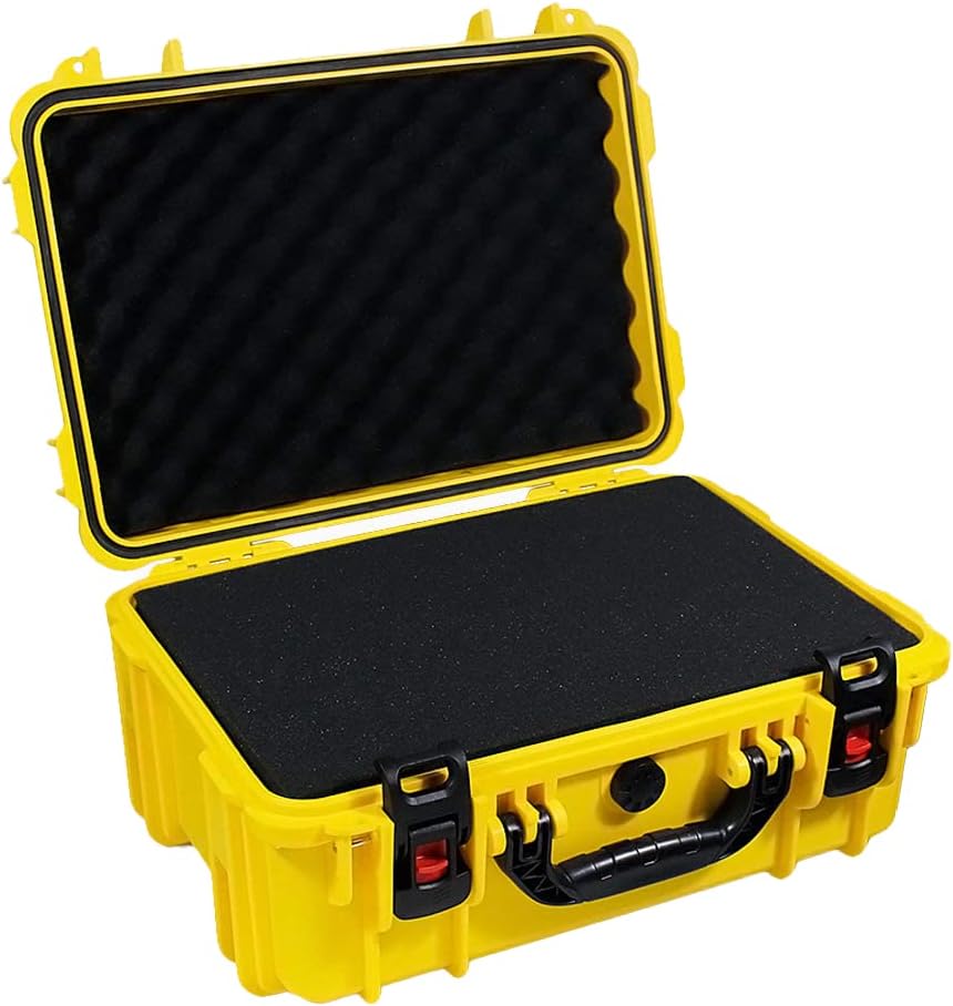 Waterproof Hard Shell Case with Customizable Foam Insert 19 x 14 x 8in