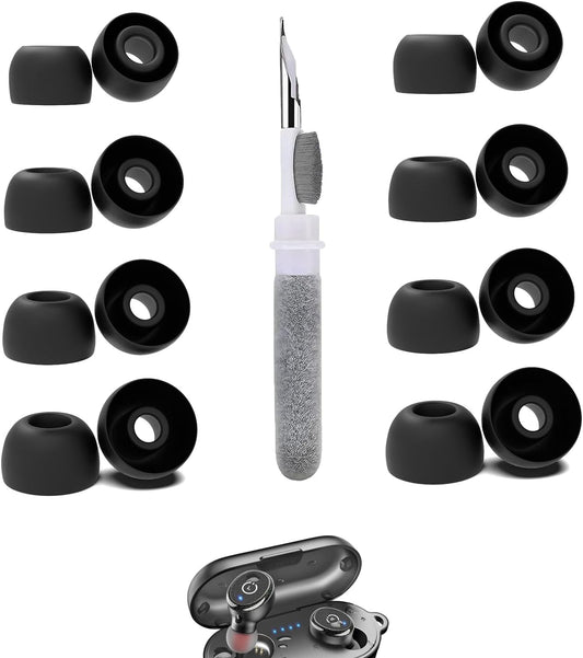 Enhanced Comfort & Hygiene: TOZO T10 Ear Tips + Cleaner Kit