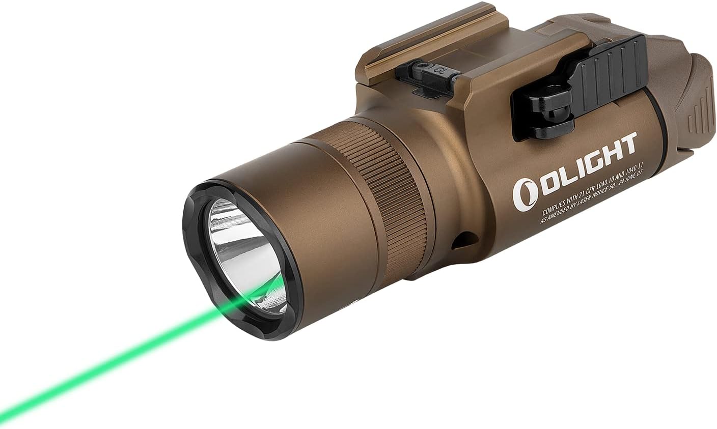 OLIGHT Baldr Pro R Tactical Flashlight with Green Beam Power